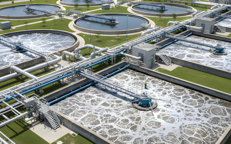 pva cube sponge application municipal sewage treatment